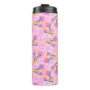 Retro Roller Skaten Thermosbecher