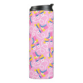 Retro Roller Skaten Thermosbecher (Nach links gedreht)