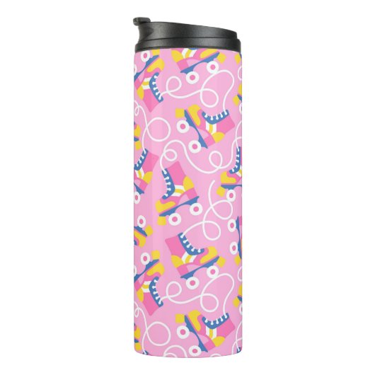 Retro Roller Skaten Thermosbecher (Nach rechts gedreht)