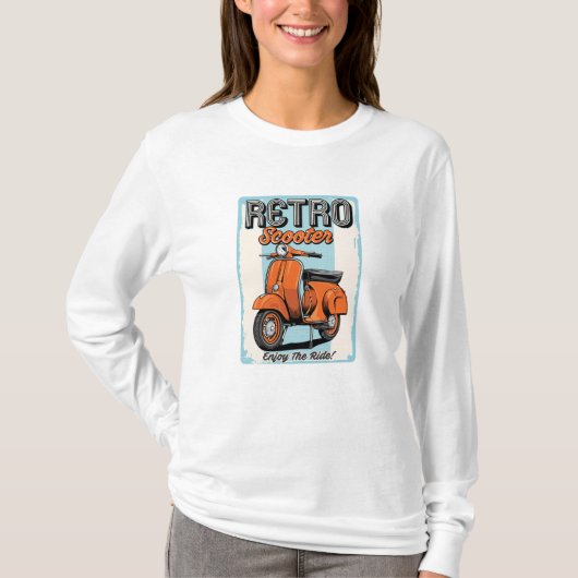 Retro Roller T-Shirt (Vorderseite)