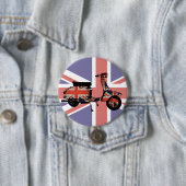 Retro Roller verwitterter Button (Beispiel)