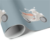Retro-Roller-Wrap-Papier Geschenkpapier (Rolleneckpunkt)