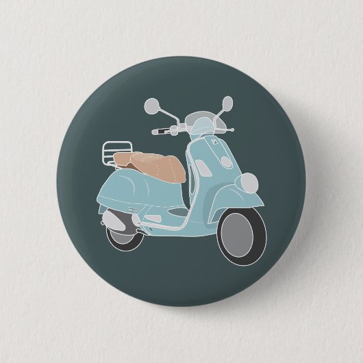 Retro-Rollerknopf Button (Vorderseite)