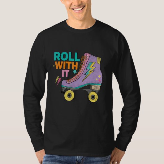 Retro Rollerskates 80's Derby Roller Skating for T T-Shirt (Vorderseite)