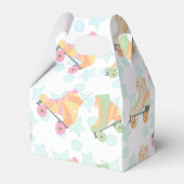 Retro Rollerskating Geburtstags-Skate Sternenmuste Geschenkschachtel (Rückseite)