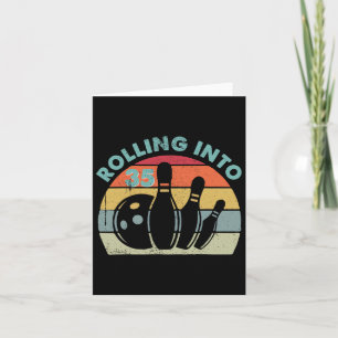 Retro-Rolling in 35 Vintagen Bowling Bowler 35. Karte