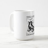 Retro-Rollschuh-T-Shirt Kaffeetasse (Vorderseite Links)