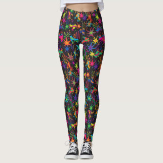 Retro-Rollschuhbahn Leggings