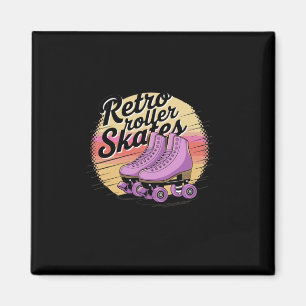 Retro-Rollschuhe - 80er-Vibes-Aufkleber3  Magnet