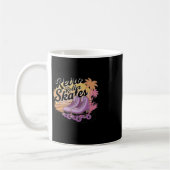 Retro-Rollschuhe - 80er Vibes Aufkleber8 Kaffeetasse (Links)