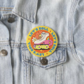 Retro-Rollschuhlaufen Button (Beispiel)