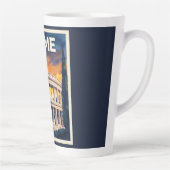 Retro-Rom-Reiseposter Milchtasse (Rechts)