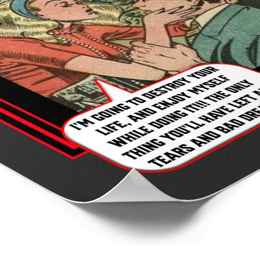 Retro Romance - Drama Queen - Poster (Ecke)