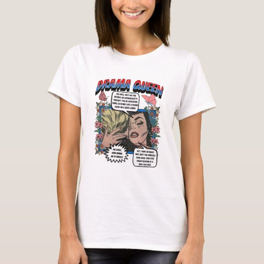 Retro Romance - Drama Queen - T - Shirt (Vorderseite)