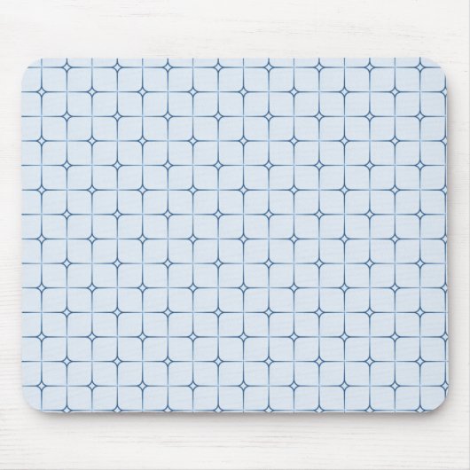 Retro Romance Mousepad, blau Mousepad (Vorne)
