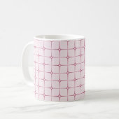 Retro Romance Tasse, rosa Kaffeetasse (Vorderseite Links)