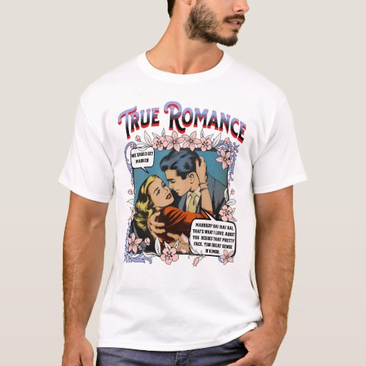 Retro Romance - True Romance - Men's T - Shirt (Vorderseite)