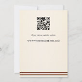 Retro Romantic Classical Music Rose Wedding Einladung (Rückseite)