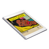 Retro-Romantik Vintage-Comic: Pillow Talk Design Notizblock (Rechte Seite)