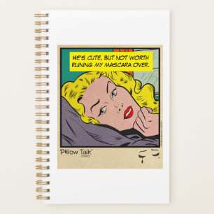 Retro-Romantik Vintage-Comic: Pillow Talk Design Planer