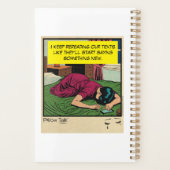 Retro-Romantik Vintage-Comic: Pillow Talk Design Planer (Rückseite)