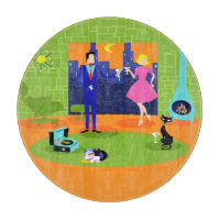 Retro-Romantische Abend-Doppelplatine