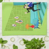 Retro romantische homosexuelle Paar-Geschirrtücher Handtuch (Gefaltet)