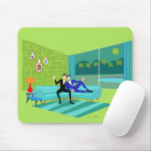 Retro romantische homosexuelle Paare Mousepad (Mit Mouse)