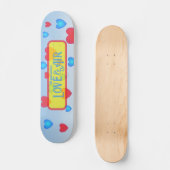 Retro Romantische Y2K-Ästhetik Skateboard (Vorderseite)