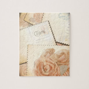 Retro-romantischer Hintergrund, Puzzle