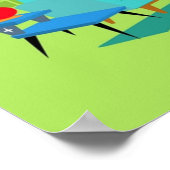 Retro Romantisches Gay Couple Poster (Ecke)