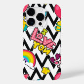 Retro Romantisches Muster Case-Mate iPhone Hülle (Rückseite)