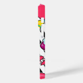 Retro Romantisches Muster Case-Mate iPhone Hülle (Rückseite / Links)