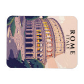 Retro Rome Colosseum Art Souvenir Italien Magnet (Horizontal)