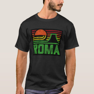 Retro Rome Italien Outfit Style Roma Illustration T-Shirt