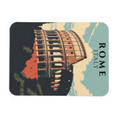 Retro Rome Italien Souvenir Classic Colosseum Magnet (Horizontal)