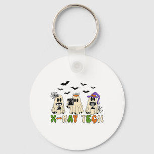 Retro Röntgen Tech Halloween Ghost Radiology Ghost Schlüsselanhänger