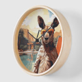 Retro Roo Uhr (Winkel)