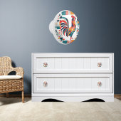 Retro Rooster Keramikknauf