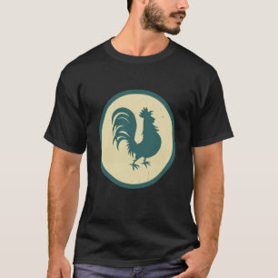 Retro Rooster Vintage Landtiere T-Shirt