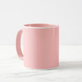 Retro rosa auf rosa tasse (Vorderseite Links)