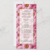 Retro-Rosa-Blumen-Daisy-Muster (Rückseite)
