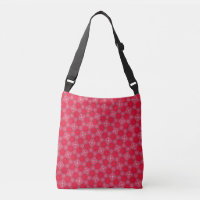 Retro-Rosa-Blumen-Geometrie-Muster