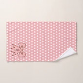 Retro-Rosa-Bogen-Badezimmer-Handtuch-Set Badhandtuch Set (Handtuch)