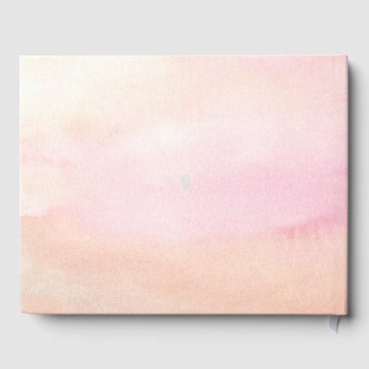 Retro-rosa Brautparty Gästebuch (Rückseite)