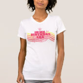 Retro Rosa Disco Ball in meinem Party T-Shirt (Vorderseite)