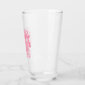 Retro Rosa Frohen Muttertag Glas (Links)