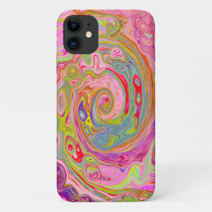 Retro Rosa, Gelb und Magenta Abstrakte Kunst, Dich Case-Mate iPhone Hülle