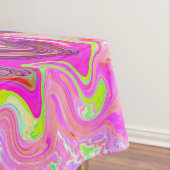 Retro Rosa, Gelb und Magenta Abstrakte Kunst, Dich Tischdecke (Beispiel)