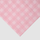 Retro rosa Gingham-karierter Muster-Hintergrund Seidenpapier (Ausschnitt)
